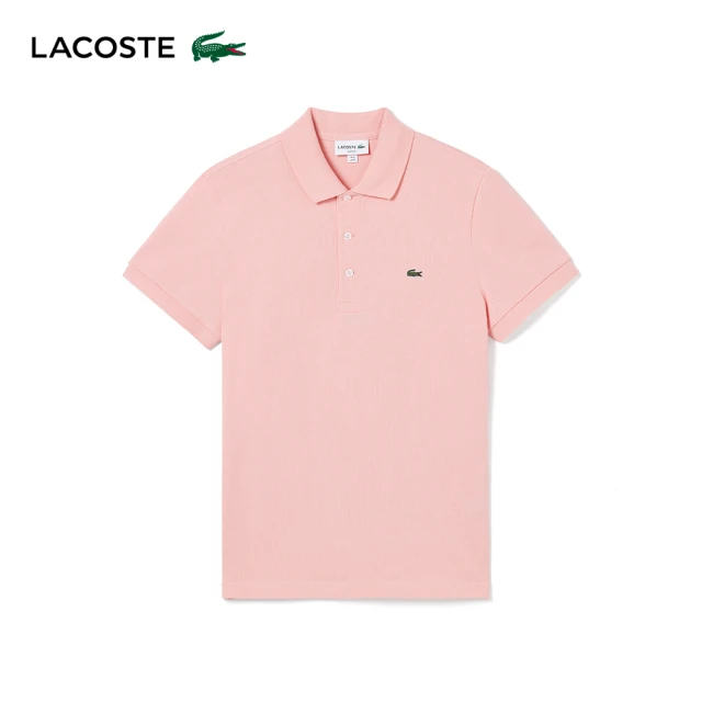 LACOSTE 男裝-原創L.12.12徽章條紋短袖Polo