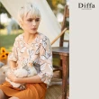 【Diffa】美型不對稱設計貼袋短裙-女