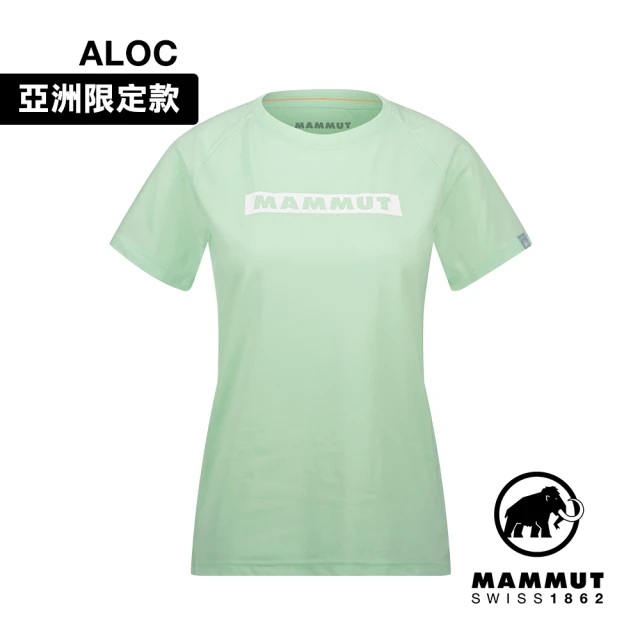 Mammut 長毛象 QD Logo Print T-Shirt AF Women 快乾LOGO短袖T恤 女款 薄荷綠PRT2 #1017-02022