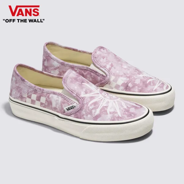 【VANS 官方旗艦】Slip-On VR3 SF 男女款紫色扎染印花滑板鞋/休閒鞋/帆布