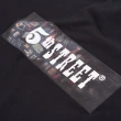 【5th STREET】男裝露營工具熱感應短袖T恤-黑色(山形系列)
