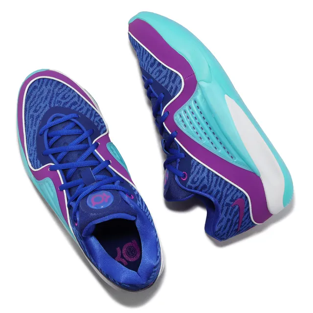 【NIKE 耐吉】籃球鞋 KD16 EP 藍 紫 男鞋 氣墊 Ready Play 杜蘭特(DV2916-401)