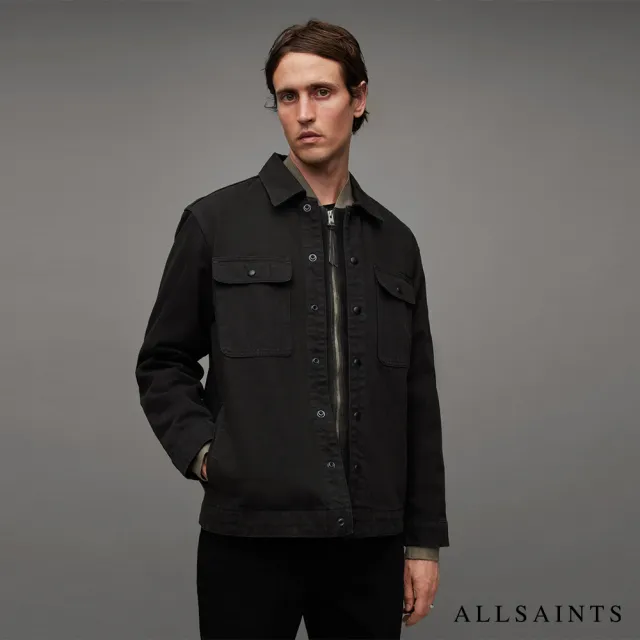 【ALLSAINTS】CARLTON 外套Washed Black MA008Z(常規版型)