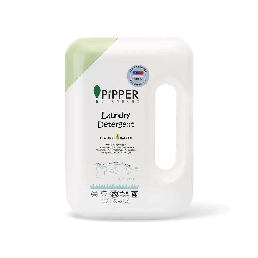 【PiPPER STANDARD】沛柏鳳梨酵素洗衣精尤加利900ml(清洗嬰幼衣物 貼身衣物)