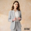 【SST&C 新品上市】白色金屬領飾修身襯衫7562402001