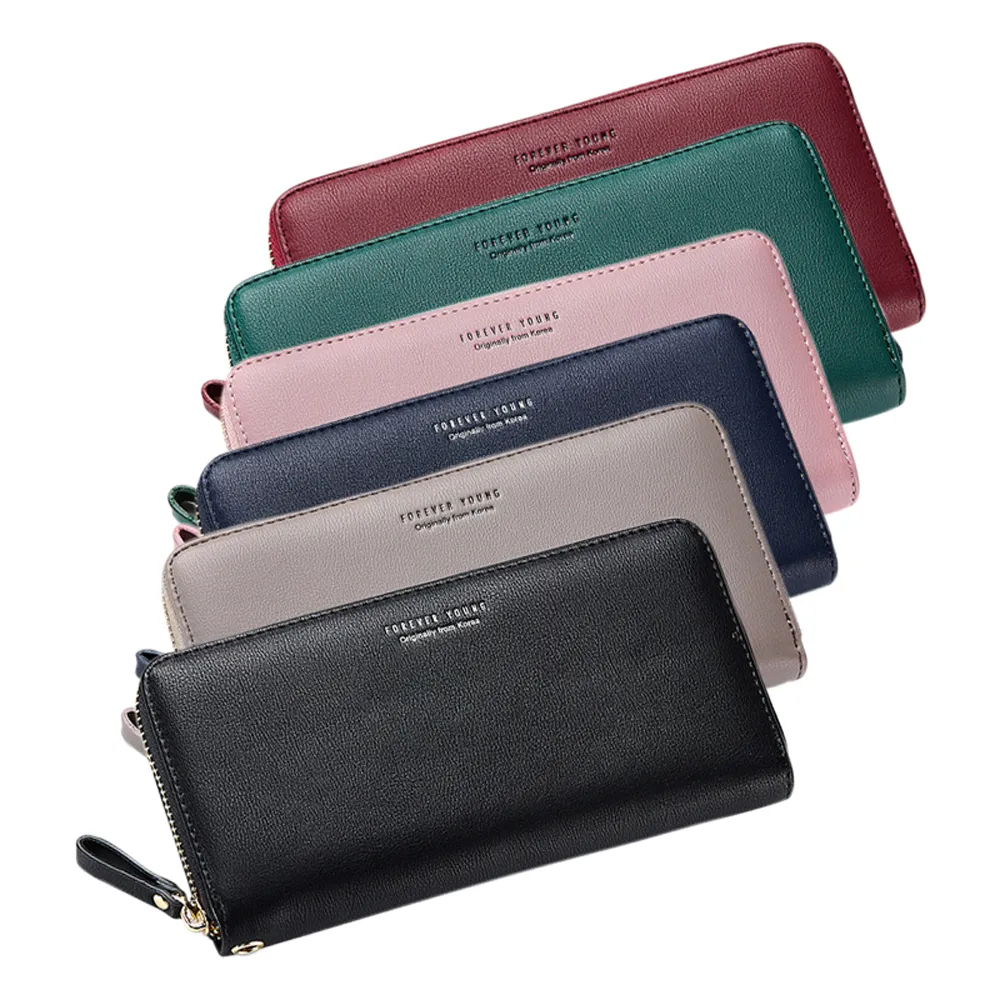 Her】女長夾12卡位女用皮包聖誕荔枝紋仿真皮長夾(真皮包包軟皮手拿包女生- momo購物網- 好評推薦-2026年1月