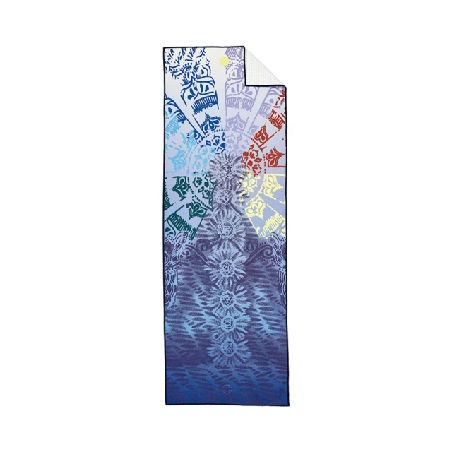 Manduka Yogitoes 2.0 瑜珈舖巾 - Chakra Print Blue(濕止滑瑜珈舖巾)