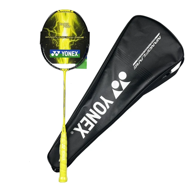 YONEXYONEX NF1000台灣製破風框羽球拍4U黑x黃(NF1000TOUR)