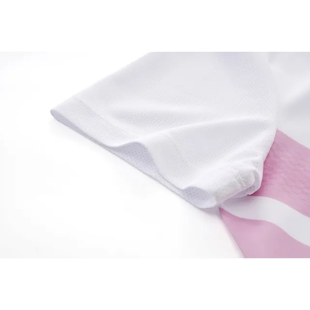 【FILA官方直營】女抗UV吸濕排汗短袖POLO衫-粉色(5POY-1007-PK)