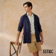 【SST&C 新品９折】綠葉印花古巴領寬鬆版短袖襯衫0412402013