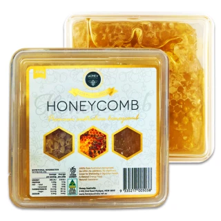 【澳洲 Honey Australia】天然蜂巢 350gX2入(麥蘆卡蜂蜜 百花蜜蜂巢)