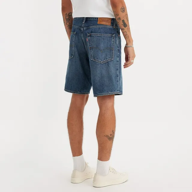 【LEVIS 官方旗艦】男款 468 STAY LOOSE寬鬆牛仔短褲 人氣新品 A8461-0003