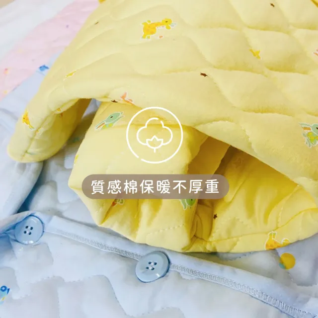 【Oluna 歐露娜】雙園小童暖長袖睡袍 26號 寶寶睡袍 寶寶和服 寶寶防踢被 幼童睡袍 兒童睡袍