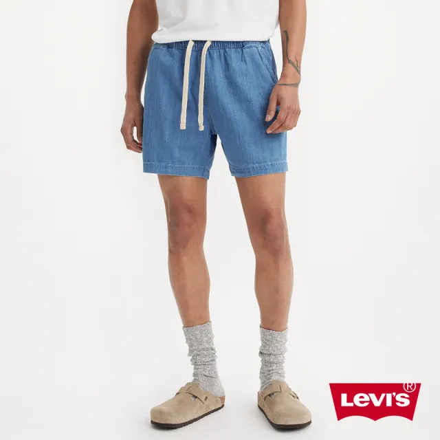 【LEVIS 官方旗艦】男款 XX CHINO休閒抽繩短褲 人氣新品 A7366-0034