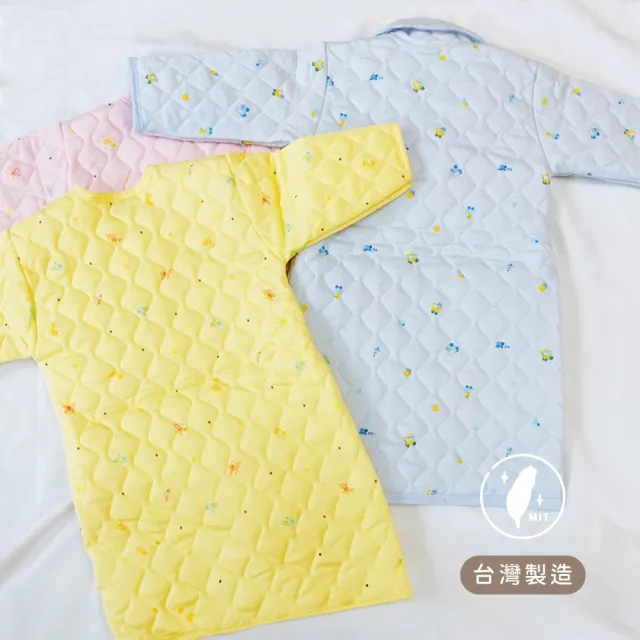 【Oluna 歐露娜】雙園小童暖長袖睡袍 20號 寶寶睡袍 寶寶和服 寶寶防踢被 幼童睡袍 兒童睡袍