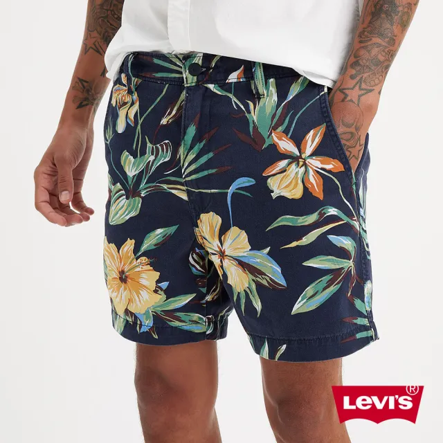 【LEVIS 官方旗艦】男款 夏日風格卡其休閒短褲 熱賣單品 A4661-0031