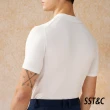 【SST&C 新品９折】皎潔白開襟短袖針織衫1112402001
