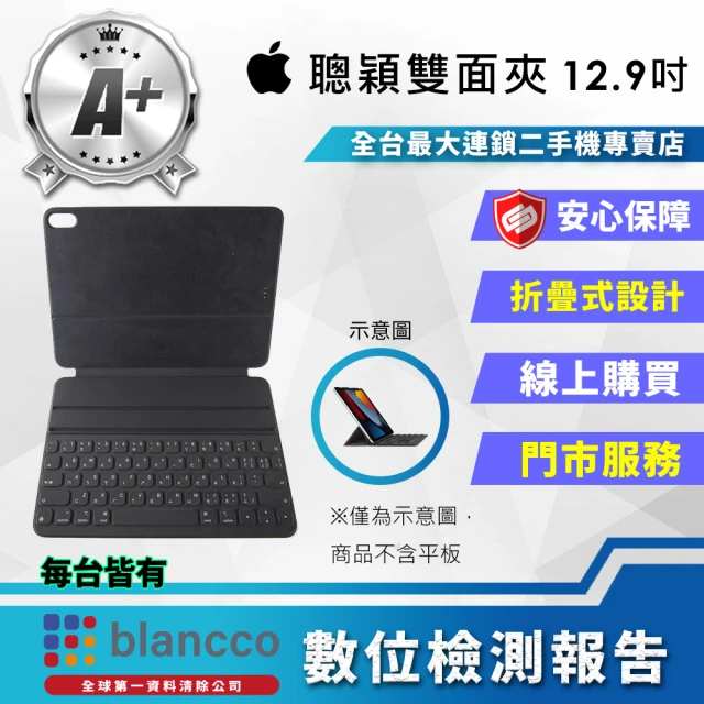 【Apple】A+級福利品 鍵盤式聰穎雙面夾 12.9吋 第3代(A2039)