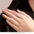 【King Star】GIA 一克拉 Dcolor PT950鉑金台 鑽石戒指 方形 無螢光(祖母綠式切割)