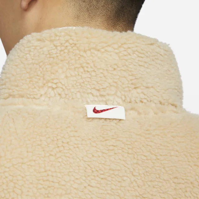 【NIKE 耐吉】外套 男款 運動外套 龍年 AS M NSW CNY SHERPA JKT GCEL 卡其 FZ6194-126