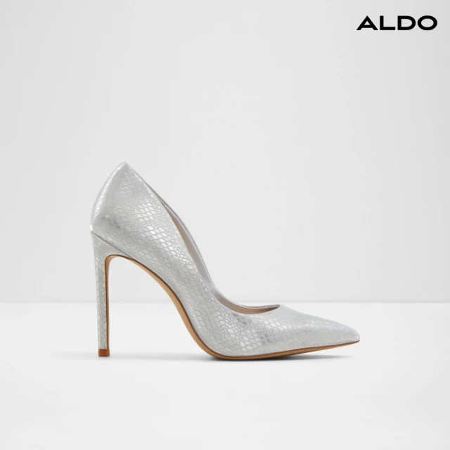 ALDO STESSY2.0-百搭尖頭細跟高跟鞋-女鞋(銀色)