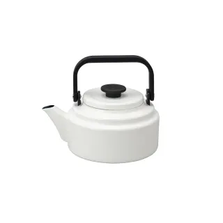 【野田琺瑯】日本製琺瑯復古款水壺(白2000ml)