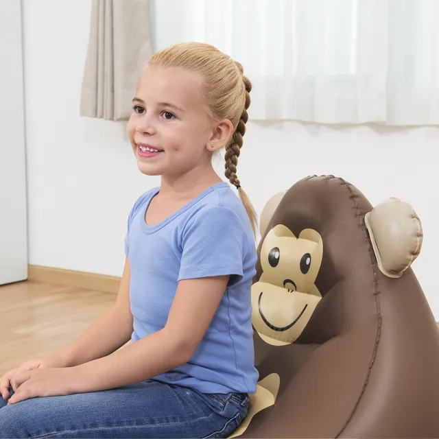 【BESTWAY】可愛動物兒童充氣沙發 隨機出貨(兒童椅 充氣床 充氣躺椅)