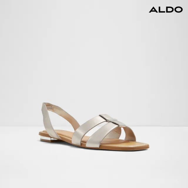 【ALDO】雙11★BALERA-簡約舒適一字帶平底涼鞋-女鞋(金色)