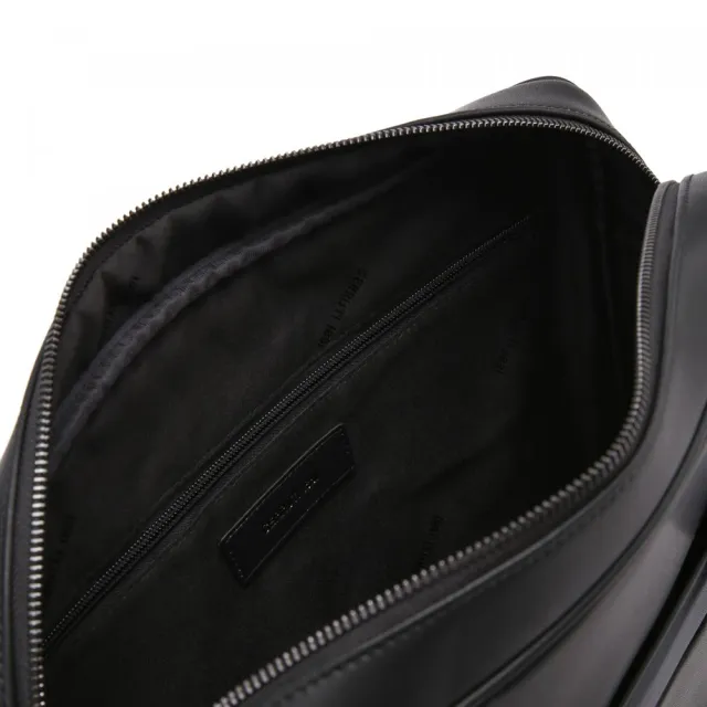 【Cerruti 1881】義大利原裝進口 頂級小牛皮公事包/斜背包 CECA04657M(黑色)
