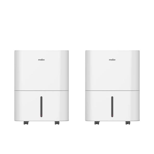 【Mabe 美寶】季節限定組21L側吹式強力高效除濕機兩件組(MDER50LW)