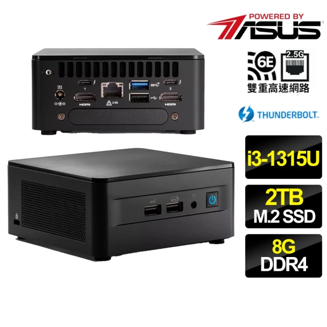 ASUS 華碩 NUC i3六核{展望未來} 迷你電腦(i3