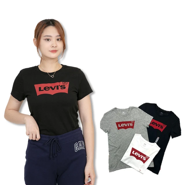 LEVIS Levis 女短T 現貨 短袖 T恤 上衣 寬鬆 短袖 圓領 飄逸 短T 17369(短袖 T恤)