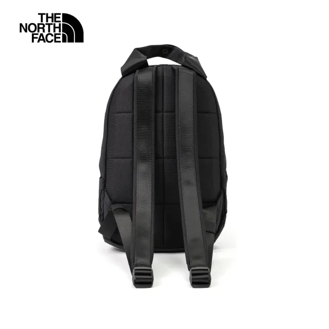 【The North Face 官方旗艦】北面男女款黑色防潑水大容量休閒後背包｜81DVJK3