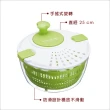 【KitchenCraft】扣式蔬菜脫水器 25cm(蔬菜香草脫水器 瀝水籃瀝水盆)