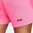 【adidas 愛迪達】W Z.N.E. Short 女 短褲 亞洲版 運動 休閒 高腰 拉鍊口袋 彈性 粉紅(IN5148)