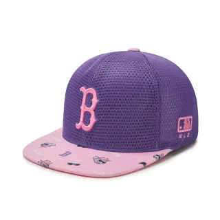 【MLB】童裝 可調式棒球帽 童帽  龍年限定系列  波士頓紅襪隊(7ACPDN143-43VOS)