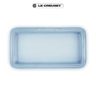 【Le Creuset】瓷器長方盤25cm(海岸藍)