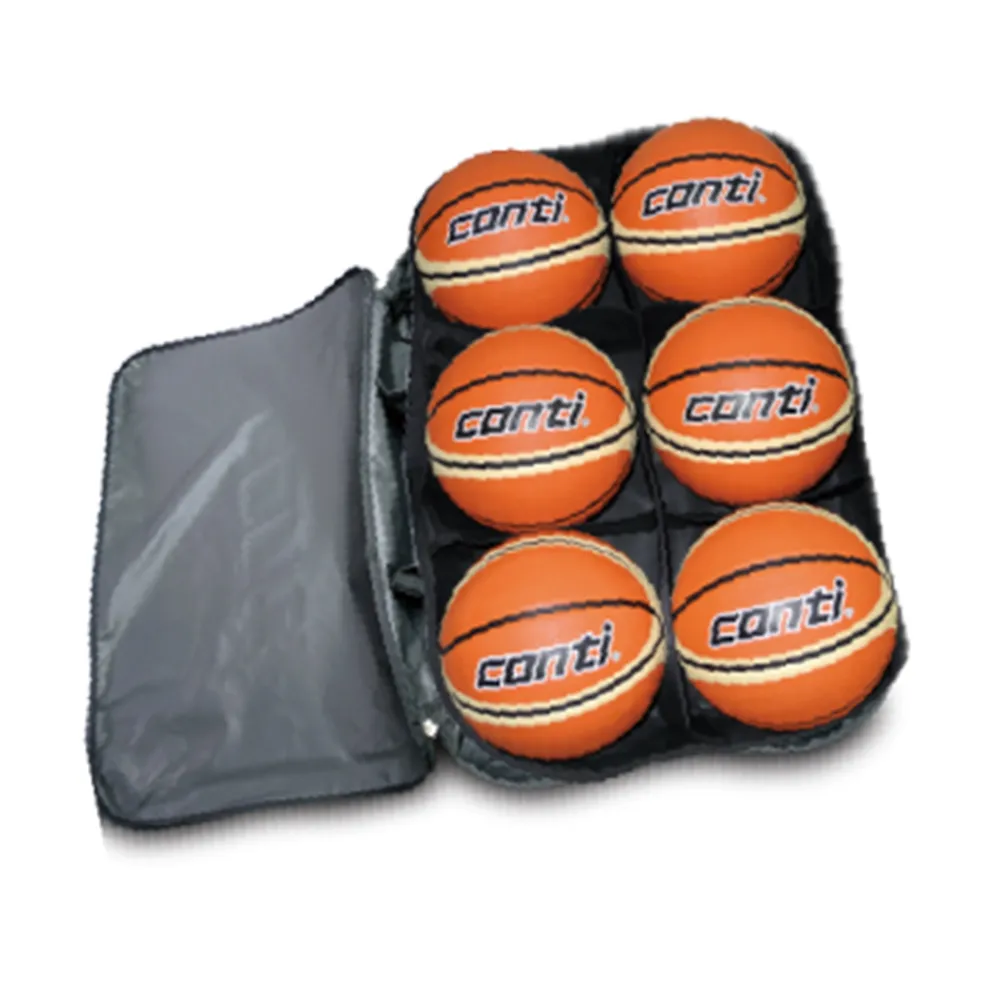 【Conti】原廠貨 籃球 後揹手提式籃球6入背袋(A2530)