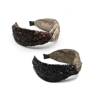 【鑫運來】◎復古綁帶髮箍(兩款任選)