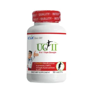 【CLK 健生】Ucll非變性二型膠原蛋白葡萄糖胺 9合1複合錠 30錠/瓶(Ucll非變性二型膠原蛋白)