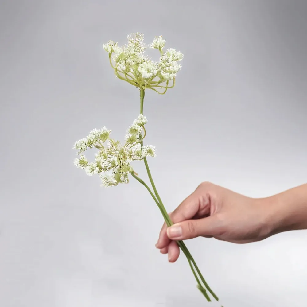 【Floral M】安妮公主蕾絲花仿真花花材（1入2朵）(人造花/塑膠花/假花/裝飾花)
