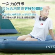 【INTEX】超值組合·雙人加大充氣床+打氣機+枕頭 新款雙面充氣床墊(露營睡墊 充氣床墊 露營床 平行輸入)