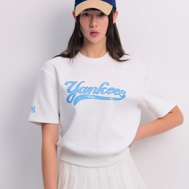 MLB 女版短袖T恤 Varsity系列 紐約洋基隊(3FR