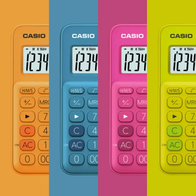 【CASIO 卡西歐】12位數馬卡龍繽紛十色計算機(MS-20UC)