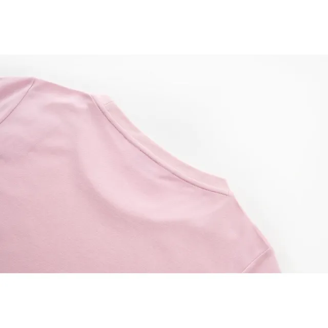 【FILA官方直營】女涼感短袖圓領T恤-粉色(5TEY-1108-PK)