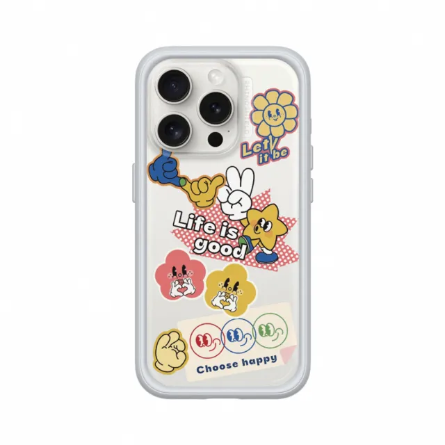 【RHINOSHIELD 犀牛盾】iPhone 15/Plus/15 Pro/Max Mod NX手機殼/貼上好心情(獨家設計系列)
