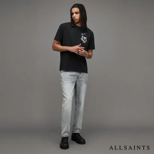 【ALLSAINTS】RELICS 短袖T恤Washed Black MG067Z(寬鬆版型)