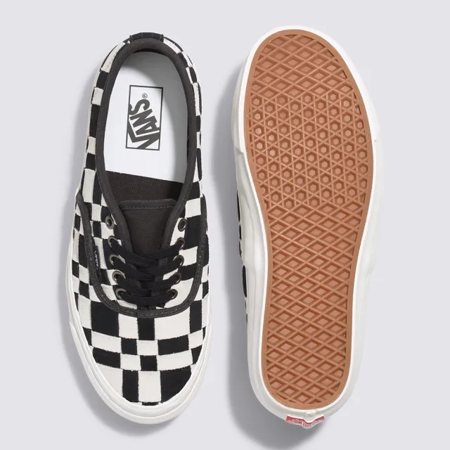 【VANS 官方旗艦】Authentic 44 DX 男女款黑白色編織棋盤格滑板鞋/休閒鞋