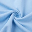 【ROBERTA 諾貝達】男裝 機能素色短袖POLO衫-淺藍(吸濕排汗)