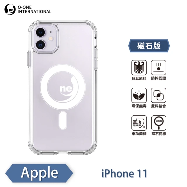 o-one Apple iPhone11 6.1吋 O-ONE MAG 軍功II防摔磁吸款手機保護殼